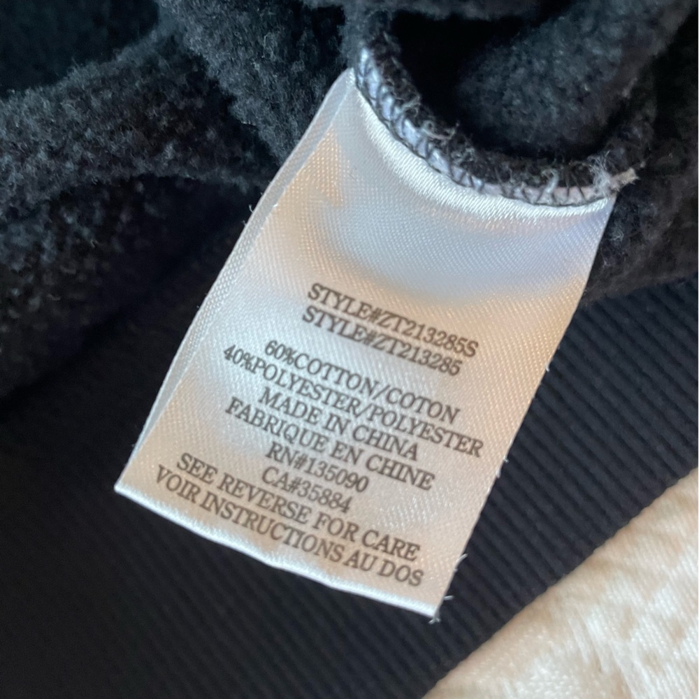 Z Supply Classic Crew Sweatshirt Black XS - Picture 7 of 11